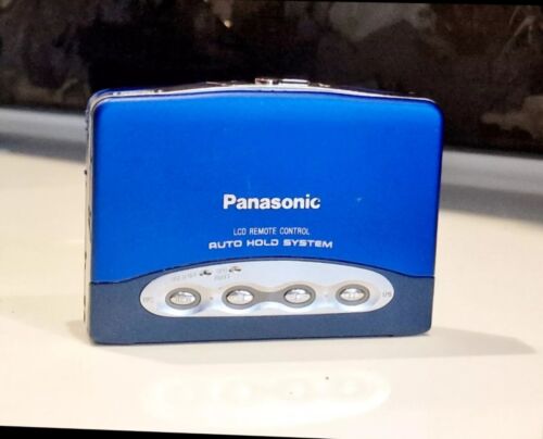Super Rare Blue Panasonic RQ-S75 Slim Walkman cassette player Fully Working - Picture 2 of 12