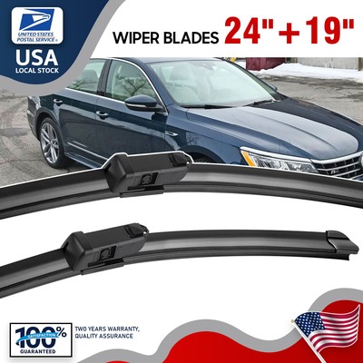 East Forest windshield wiper blade with strong cleaning effect 24''+19'' Black