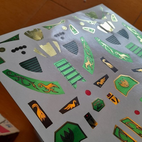 Decals Sticker Replacement Dx vintage Dragonzord Megazord Power Rangers - Picture 5 of 9