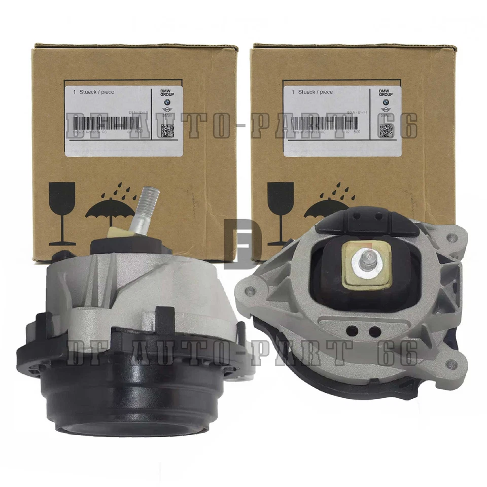 Almohadilla de soporte de motor GENUINA 2 PIEZAS PARA BMW 228i xDrive 17-21 230i 17-18 15-16 Foto 3 de 4