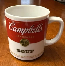 Vintage Campbell's Soup Coffee Mug  Genuine Corning Porcelain 1981