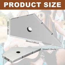 Fret Kisser Guitar Spot Leveling Tool Stainless Steel Luthier for Bass Repair