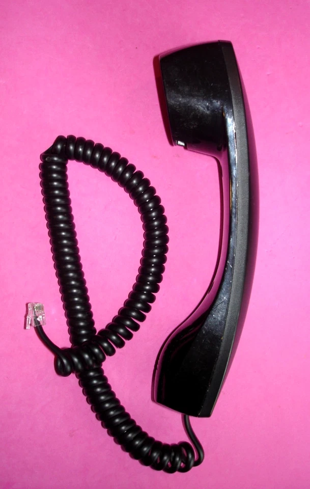 CORDED HANDSET w/COILLED CORD FOR AT&T 992 2-LINE BUSNESS OFFICE PHONE A4.10 - Image 2 of 3