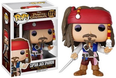 Funko POP! Pirates of The Caribbean - Captain Jack Sparrow (Damaged Box) #172