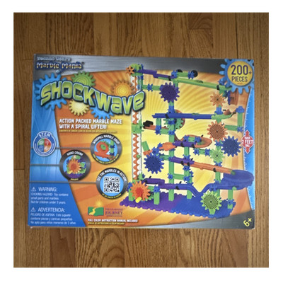 The Learning Journey Marble Mania Shockwave Marble Run 200+ pcs Age 6+ Plastic