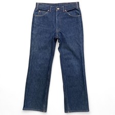 Vintage Levis 517 Jeans Mens 30x30 measured Fleece Lined Bootcut Orange Tab