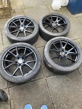 Forgestar BMW M3 E90/92 Black lightweight wheels (used) with tyres