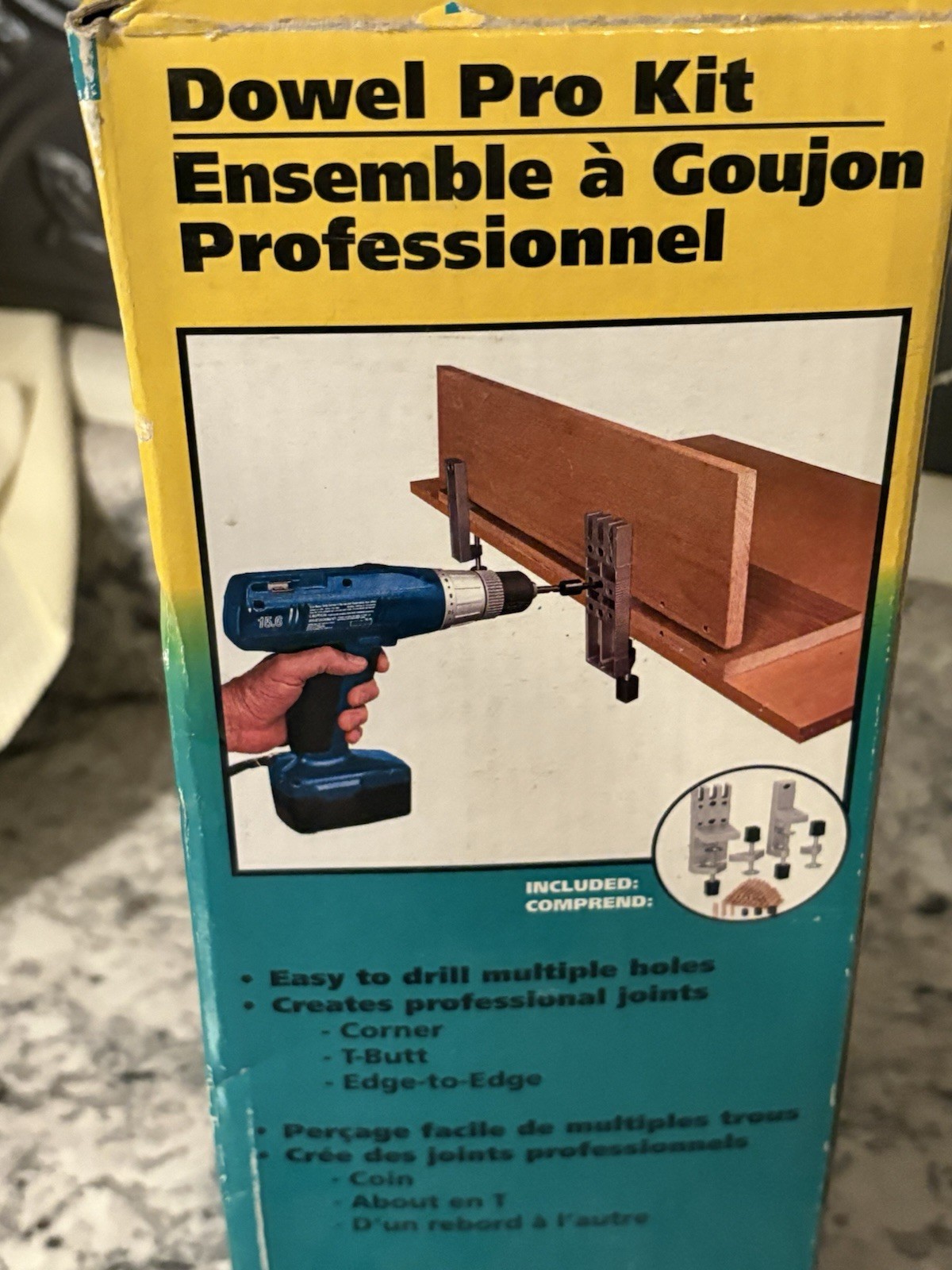 Wolfcraft 3751 Dowel Pro Doweling Jig Kit New In Box 3751405