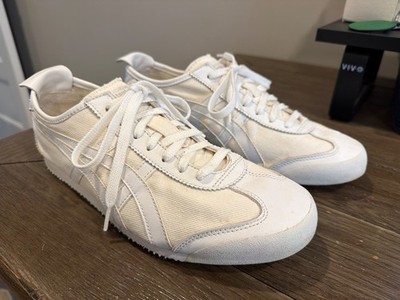 ONITSUKA Tiger Mexico 66 White Canvas Trainer Sneaker Men's US 10 EU 44