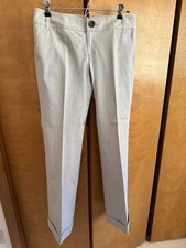 Banana Republic Martin Light Gray Stretch Slacks Trousers Dress Pant Size 2