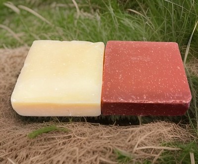 2 Bars Of Dr. Squatch Soap (Factory Rejects-No Box) 1 Alpine Sage  1 Gold Moss