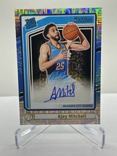 Ajay Mitchell 2024-25 Donruss Choice Rated Rookie Auto #275 (RC) - OKC Thunder
