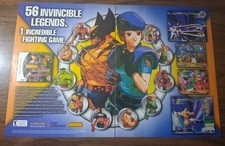 Marvel Vs Capcom 2 Video Game Vintage Print Ad 16x11 1999