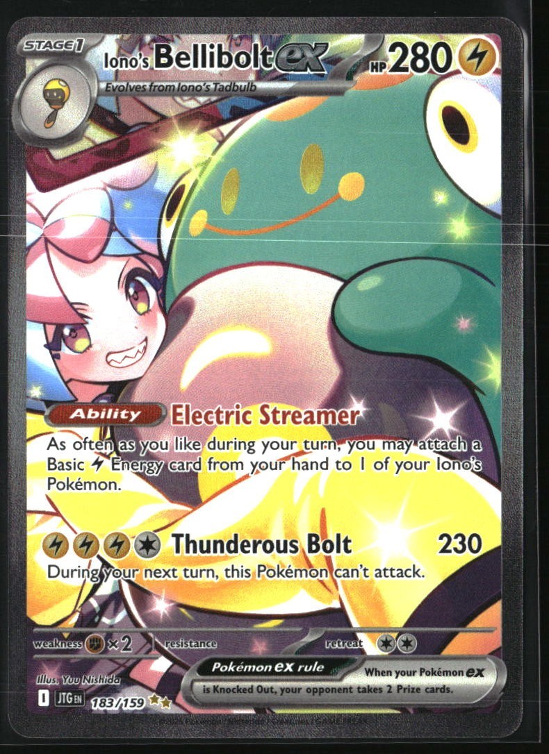 Iono's Bellibolt ex 183/159 Sv09: Journey Together Holo
