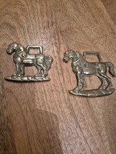 Vintage Horse Brasses Set of 2