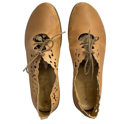 El Naturalista Coral N5309 Flats Women's Size 42 (EU) Tan/Caramel Leather