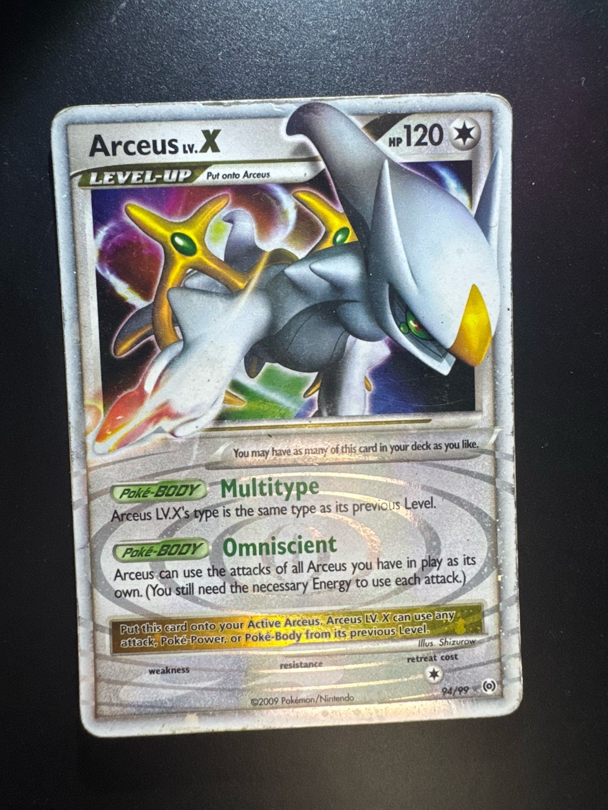 Arceus Lv.X 94/99 - Arceus - Ultra Rare