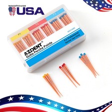 60Pcs Dental Endodontic Obturation Gutta Percha Points F1 F2 F3  Scale