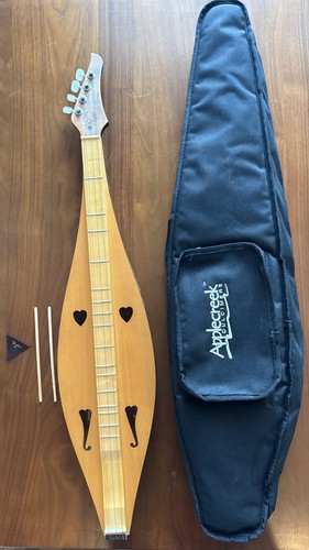 Applecreek Hackbrett ACD 100 Holz mit Softcase Gigbag -- Top