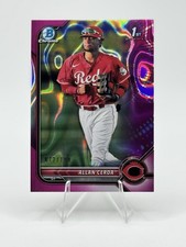 2022 Bowman Chrome Prospects Allan Cerda #BCP-142 Fuchsia Lava Refractor /199