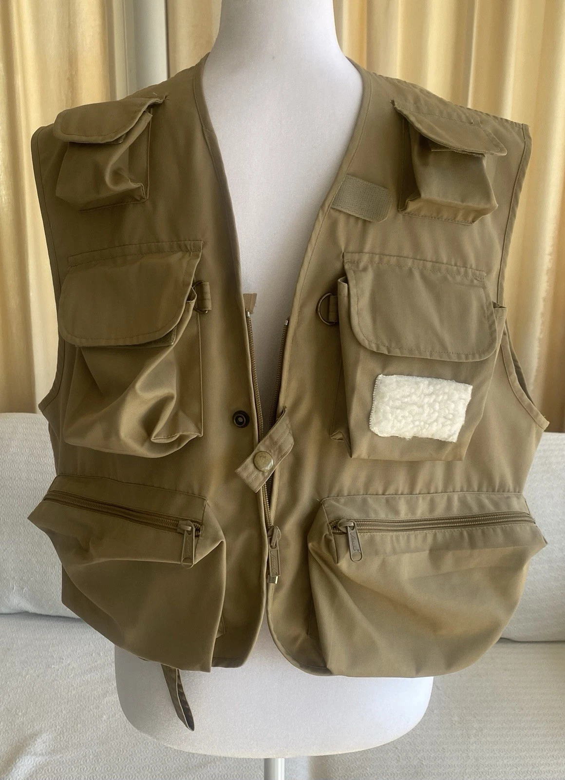 Fishing Vest Fly Vintage Ausable Size:M