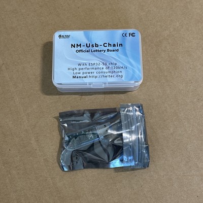 NEW Heltec NM-Usb-Chain Lottery Board with ESP32-S3 Chip 120kH/s