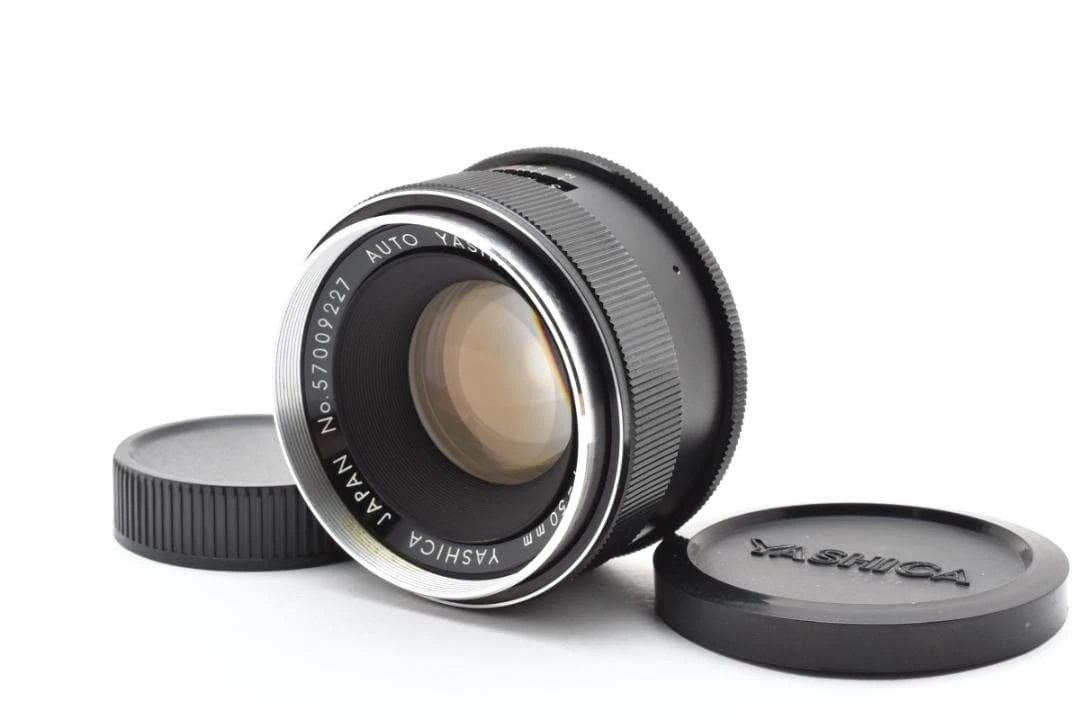 YASHICA ヤシカ AUTO YASHINON-DX 50mm F1.7 Yashica Camera Lenses 50mm Focal f/1.7 Maximum Aperture for sale