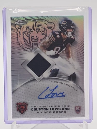 2025 Topps Chrome Colston Loveland Rookie Patch Autographs (RAW)