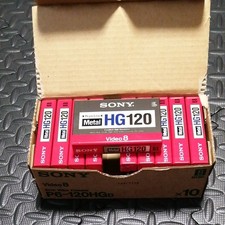 10pcs Sony Hi8 Metal HG 120 Video Cassette Tape 8mm Brand New Factory Sealed Lot