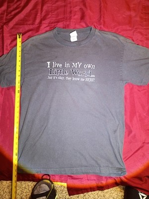 Alstyle Apparel Gray Graphic T-Shirt Size Large