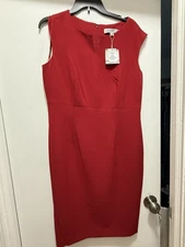 Kasper Women's Red Sleeveless Sheath NWT Size 12
