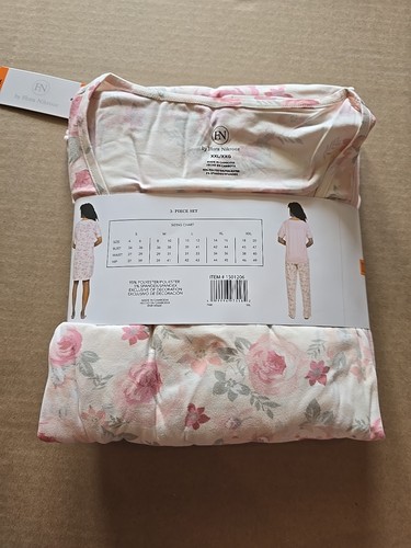 *Neu mit Etikett* Flora Nikrooz 3-teiliges Pyjama-Set (rosa, XXL) - Bild 4 von 4
