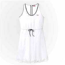 Hunter for Target White Mesh Sleeveless Dress XL NWT Sporty Racerback Drawstring