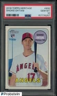 2018 Topps Heritage #600 Shohei Ohtani RC Rookie PSA 10 Centered
