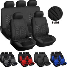 Car Seat Covers Full Set Soft Polyester Premium 2-seat Front For Sedan-suv-truck