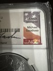 Silver 1 Oz 999 2021 T2 Eagle 1st Day Ngc Ms70 TopPop Michael Gaudioso Covid Yr — photo 4