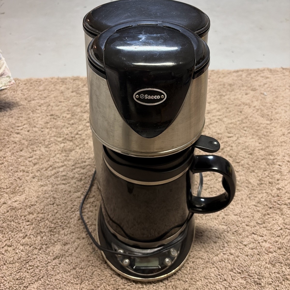 Saeco Venus Black Drip Coffeemaker #XXCXI with Carafe - Commercial