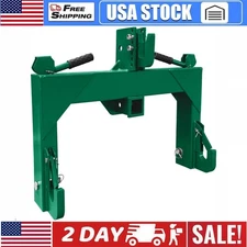3 Point Quick Hitch with 2" Receiver 5 Level Quick Adjust Bolts for Implements