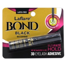 Laflare 3D Eyelash Bond Ultimate Hold Adhesive Waterproof, Latex-Free Brush Type