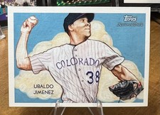 2010 Topps National Chicle  #118 - Ubaldo Jimenez - Colorado Rockies  MLB