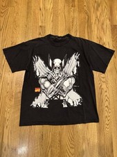 Vintage Marvel Wolverine T Shirt Fits L/XL Signal Black Comic 1994 Vtg