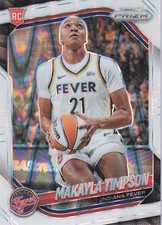 2025 Panini Prizm WNBA #14 Makayla Timpson White Seismic Prizms