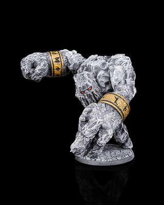 Stone Golem   Resin DND Mini Pathfinder Fantasy RPG Boss (32mm)