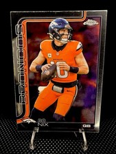 2025 Topps Chrome Football Bo Nix #88 Denver Broncos