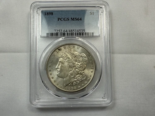 1898 P Morgan Silver Dollar PCGS MS64