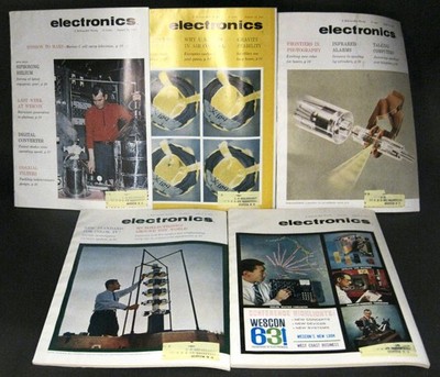 McGraw-Hill Vintage Electronics Magazine August 1963 Vol 36 Lot 31 32 33 34 35