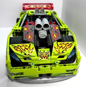 Lego Nitro Menace 8649 Racers Car 100% Complete Set with Instructions no Box Toy