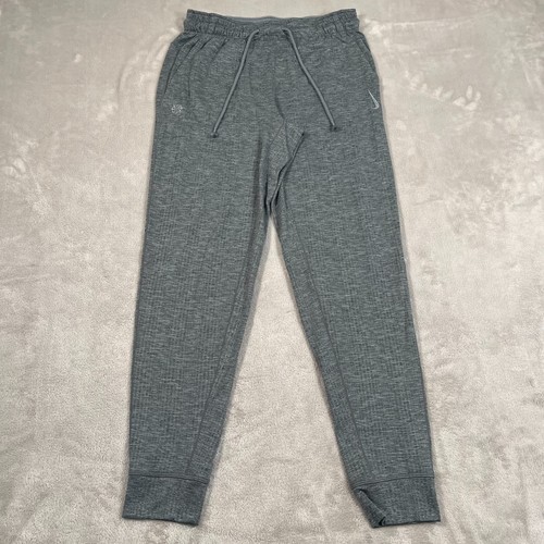 Pantalones de yoga Nike para hombre pequeños grises jogger cintura elástica tejido ajuste estándar - Imagen 1 de 13