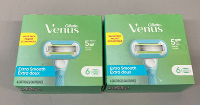 2 Gillette Venus Embrace Refill Cartridges - 6 Count