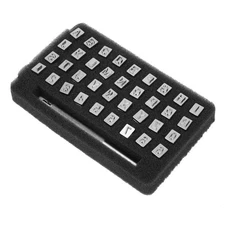 Leather Stamp Punch Set, 36Pcs 13mm DIY Alphabet 26 Letters & 10 Numbers for ...